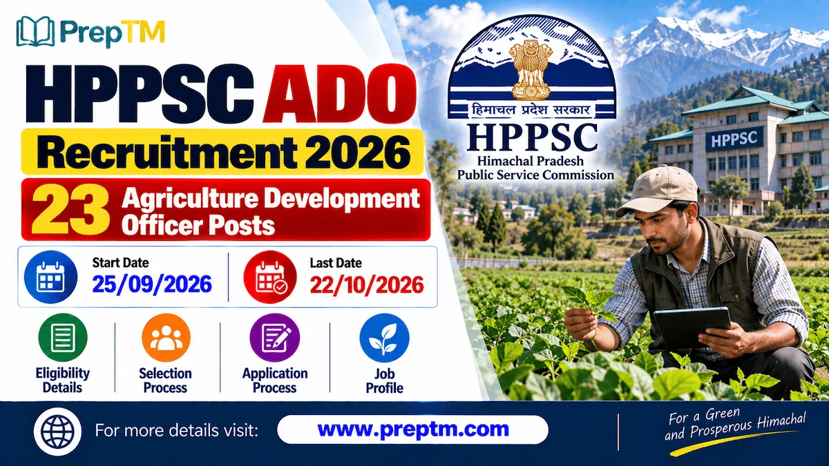 HPPSC ADO Recruitment 2026: 23 Agriculture Development Officer Posts